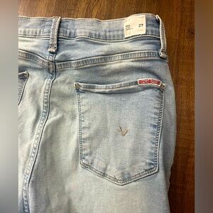 Hudson mid rise straight crop | size 27